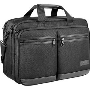 Men's Black Water-Repellent Messenger bag 18inch